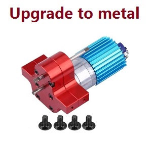 MN Model MN-99 MN-99S MN99A MN99SA MN99SF MN99S-1 MN-99SK D90 RC Car spare parts main motor with motor seat (upgrade to metal) Red - Click Image to Close