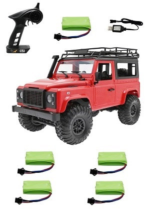 MN Model MN-90 MN-91 RC Car with 5 battery RTR (Red or Random color)