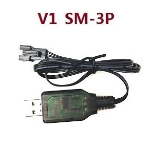 MN Model MN-99 MN-99S MN99A MN99SA MN99SF MN99S-1 MN-99SK D90 RC Car spare parts USB charger wire (For V1 SM-3P battery) - Click Image to Close