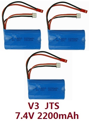 MN Model MN-90 MN-91 MN-90K MN-91K D90 RC Car spare parts 7.4V 2200mAh battery (V3 JTS plug)