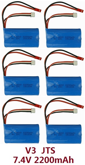 MN Model MN-90 MN-91 MN-90K MN-91K D90 RC Car spare parts 7.4V 2200mAh battery (V3 JTS plug)