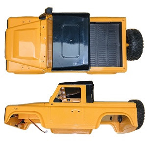 MN Model MN-90 MN-91 MN-90K MN-91K D90 RC Car spare parts car shell group with LED Yellow