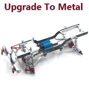 MN Model MN-90 MN-91 MN-90K MN-91K D90 RC Car spare parts frame body assembly (upgrade to metal) Silver