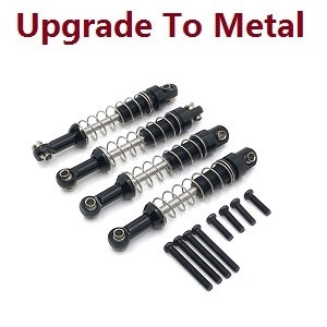 MN Model MN-98 RC Car spare parts shock absorber (upgrade to metal) Black