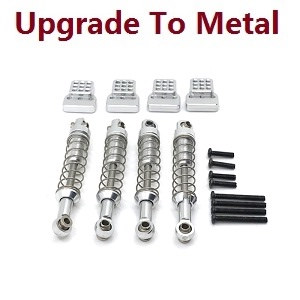 MN Model MN-90 MN-91 MN-90K MN-91K D90 RC Car spare parts shock absorber (upgrade to metal) Silver