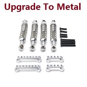 MN Model MN-98 RC Car spare parts shock absorber (upgrade to metal) Silver