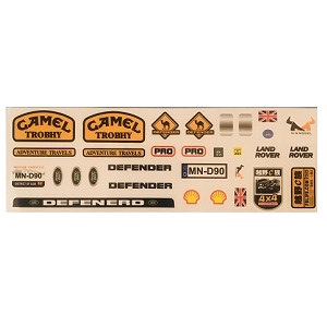 MN Model MN-98 RC Car spare parts sticker