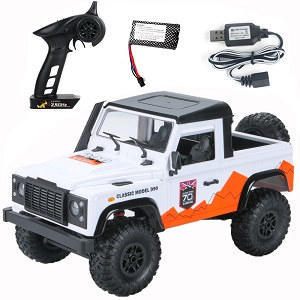MN Model MN-99A RC Car with 1 battery RTR White