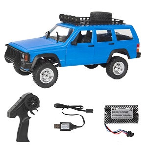 MN Model MN-78 RC car with 1 battery RTR Blue
