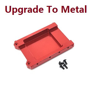 MN Model MN-78 MN78 RC Car Through Truck spare parts upgrade to metal rear beam Red
