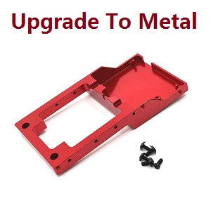 MN Model MN-78 MN78 RC Car Through Truck spare parts upgrade to metal PCB fixed cover Red - Click Image to Close
