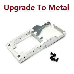 MN Model MN-78 MN78 RC Car Through Truck spare parts upgrade to metal PCB fixed cover Silver