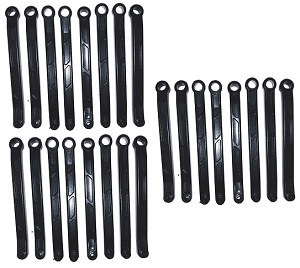 MN Model MN-78 MN78 RC Car Through Truck spare parts pull bar 3sets - Click Image to Close