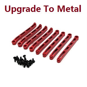 MN Model MN-78 MN78 RC Car Through Truck spare parts upgrade to metal pull bar Red - Click Image to Close