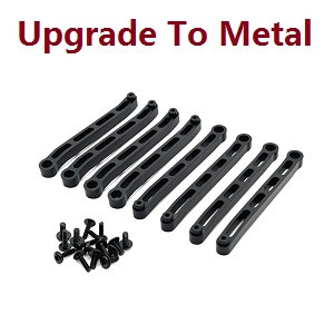 MN Model MN-78 MN78 RC Car Through Truck spare parts upgrade to metal pull bar Black - Click Image to Close