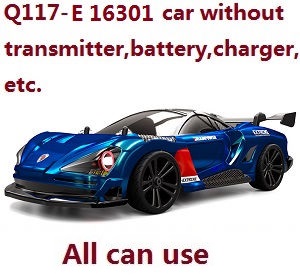 JJRC Q117-E Q117-F Q117-G SCY-16301 SCY-16302 SCY-16303 RC Car without transmitter, battery, charger, etc. (Blue)