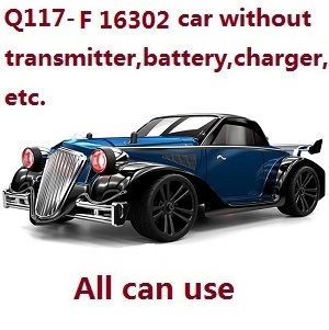 JJRC Q117-E Q117-F Q117-G SCY-16301 SCY-16302 SCY-16303 RC Car without transmitter, battery, charger, etc. (Blue)