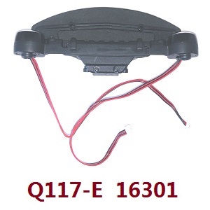 JJRC Q142 Q117-E Q117-F Q117-G SCY-16301 SCY-16302 SCY-16303 SG 16303 GB1023 RC Car spare parts front bumper brace with LED module (For Q117-E 16301)