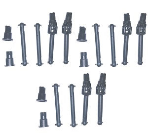 JJRC Q142 Q117-E Q117-F Q117-G SCY-16301 SCY-16302 SCY-16303 SG 16303 GB1023 RC Car spare parts front universal drive shafts and rear drive shafts rear wheel shafts 3sets JJRC Q142 Q117-E Q117-F Q117-G SCY-16301 SCY-16302 SCY-16303 SG 16303 GB1023 RC Car spare parts front universal drive shafts and rear drive shafts rear wheel shafts 3sets