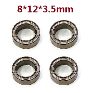 JJRC Q142 Q117-E Q117-F Q117-G SCY-16301 SCY-16302 SCY-16303 SG 16303 GB1023 RC Car spare parts bearing 8*12*3.5mm 4pcs