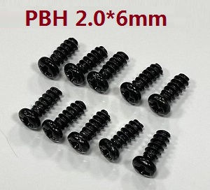JJRC Q142 Q117-E Q117-F Q117-G SCY-16301 SCY-16302 SCY-16303 SG 16303 GB1023 RC Car spare parts self tapping round head screws PBH 2*6mm 6117 JJRC Q142 Q117-E Q117-F Q117-G SCY-16301 SCY-16302 SCY-16303 SG 16303 GB1023 RC Car spare parts self tapping round head screws PBH 2*6mm 6117