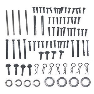 JJRC Q132-A Q132-B Q132-C Q132-D Q117-A Q117-B Q117-C Q117-D SCY-16101 16102 16103 16103A 16201 and pro brushless RC Car spare parts screws set + metal bar + R shape buckle + Bearings kit