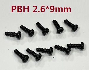 JJRC Q142 Q117-E Q117-F Q117-G SCY-16301 SCY-16302 SCY-16303 SG 16303 GB1023 RC Car spare parts pan head self-taping screws 2.6*9mm 6102 JJRC Q142 Q117-E Q117-F Q117-G SCY-16301 SCY-16302 SCY-16303 SG 16303 GB1023 RC Car spare parts pan head self-taping screws 2.6*9mm 6102