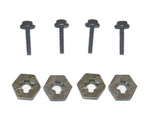 JJRC Q117-A Q117-B Q117-C Q117-D SCY-16101 16102 16103 16103A 16201 and pro brushless RC Car spare parts wheel hex and fixed screws