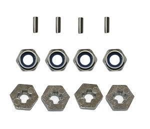 JJRC Q117-A Q117-B Q117-C Q117-D SCY-16101 16102 16103 16103A 16201 and pro brushless RC Car spare parts wheel hex + M3 nuts + small bar