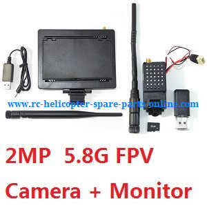 Wltoys WL Q212 Q212K Q212KN Q212G Q212GN quadcopter spare parts todayrc toys listing FPV monitor + 2MP 5.8g FPV camera