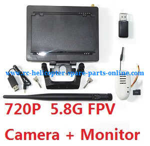 Wltoys WL Q212 Q212K Q212KN Q212G Q212GN quadcopter spare parts todayrc toys listing 720P 5.8g FPV Camera + Monitor set