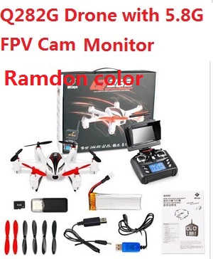 WLtoys Q272G RC Quadcopter drone with 5.8G FPV camera and monitor (Ramdon color)