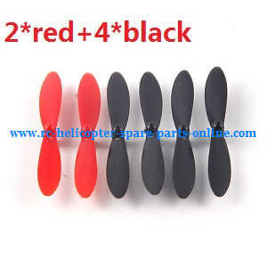 Wltoys WL Q282 Q282G Q28K quadcopter spare parts todayrc toys listing main blades propellers (2*Red+4*Black)