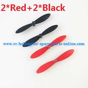 Wltoys WL Q282 Q282G Q28K quadcopter spare parts todayrc toys listing main blades propellers (2*Red+2*Black)