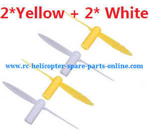 Wltoys WL Q282 Q282G Q28K quadcopter spare parts todayrc toys listing main blades propellers (2*Yellow+2*White)