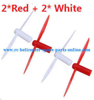Wltoys WL Q282 Q282G Q28K quadcopter spare parts todayrc toys listing main blades propellers (2*Red+2*White)