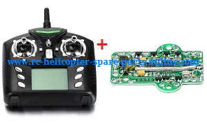 Wltoys WL Q282 Q282G Q28K quadcopter spare parts todayrc toys listing PCB board + Transmitter