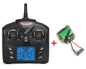 Wltoys WL Q323 Q323-B Q323-C Q323-E quadcopter spare parts todayrc toys listing PCB board + Transmitter