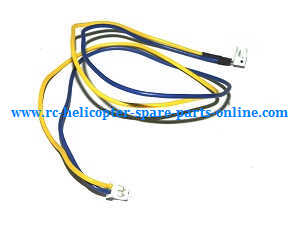 Wltoys WL Q333 Q333A Q333B Q333C quadcopter spare parts todayrc toys listing motor connect wire plug (Yellow-Blue)