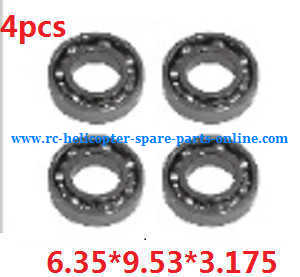 JJRC Q35 Q36 RC Car spare parts todayrc toys listing bearing 6.35*9.53*3.175 4pcs