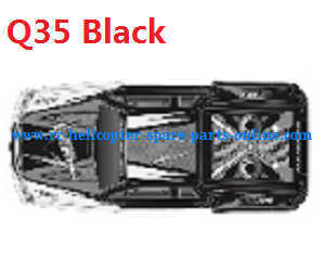 JJRC Q35 Q36 RC Car spare parts todayrc toys listing car shell (Q35 Black)
