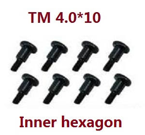 JJRC Q39 Q40 RC truck car spare parts todayrc toys listing inner hexagon screws TM 4.0*10 8pcs