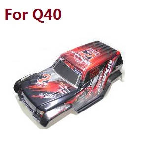JJRC Q39 Q40 RC truck car spare parts todayrc toys listing upper cover car shell for Q40 (Red)