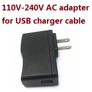 JJRC Q65 RC Military Truck Car spare parts todayrc toys listing 110V-240V AC Adapter for USB charging cable