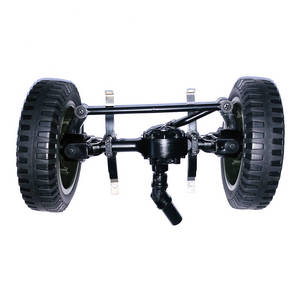 JJRC Q65 RC Military Truck Car spare parts todayrc toys listing front axle module with tires assembly