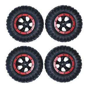 JJRC Q70 Twist Trucks RC Car spare parts todayrc toys listing tires (Red) 4pcs