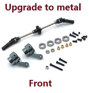 JJRC Q75 Trucks RC Car spare parts todayrc toys listing front axle set (metal) - Click Image to Close