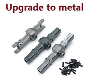 JJRC Q75 Trucks RC Car spare parts todayrc toys listing front rear and middle axle cover set (metal) Titanium color