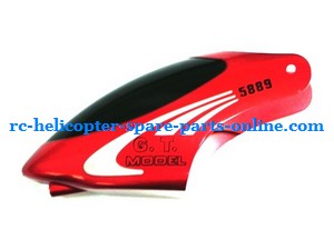 GT Model 5889 QS5889 RC helicopter spare parts todayrc toys listing head cover (Red)