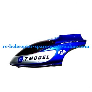 GT Model 8006 QS8006 RC helicopter spare parts todayrc toys listing head cover (Blue)